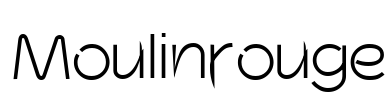 Moulinrouge Font Image