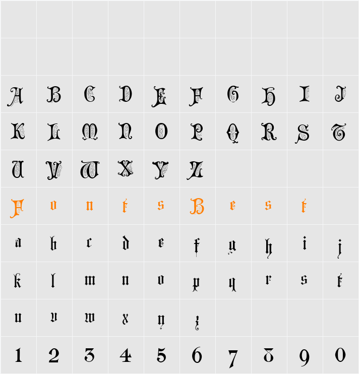 ChappelText Character Map