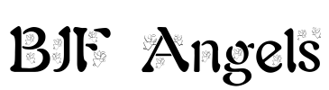 BJF Angels Font Image
