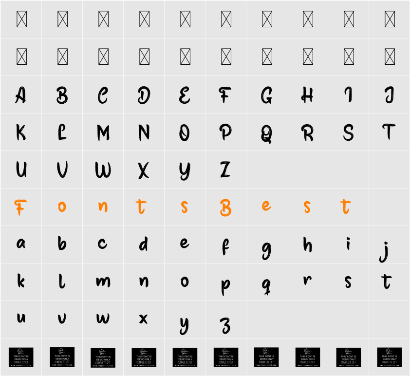 Buman Personal Character Map