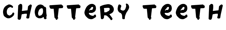 Chattery Teeth Font Image