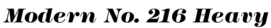 Modern No. 216 Heavy