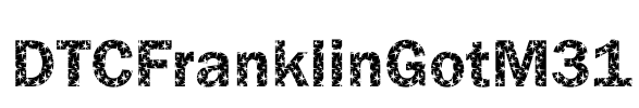 DTCFranklinGotM31 Font Image