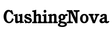 CushingNova Font Image