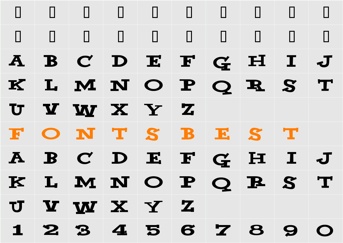 Yahoo Character Map