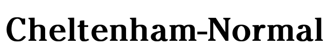 Cheltenham-Normal Font Image