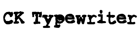 CK Typewriter