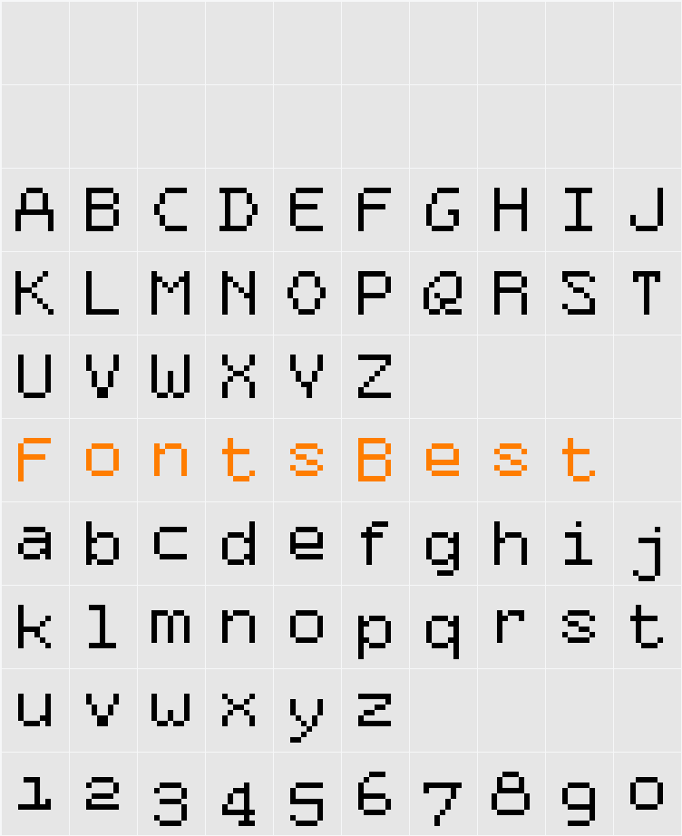 ModusWide Character Map