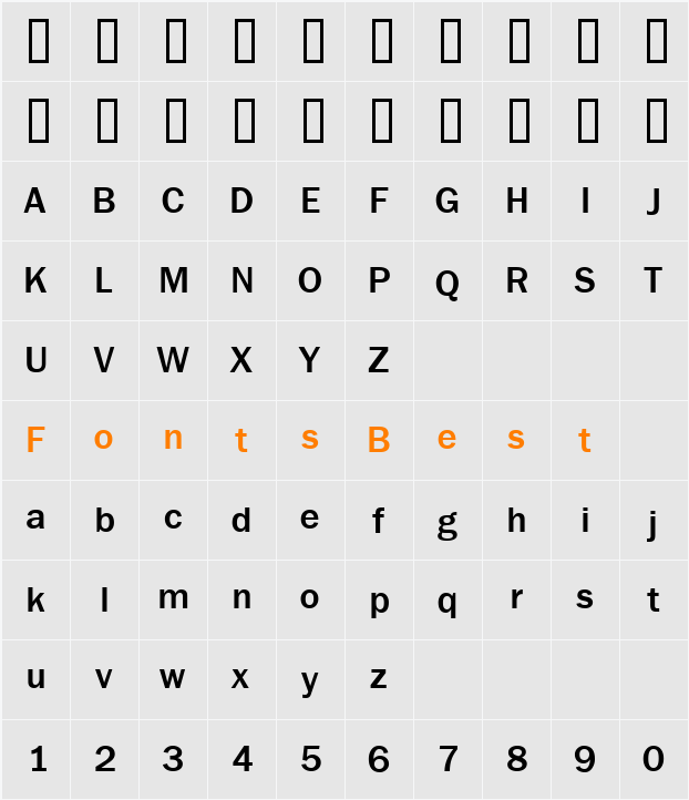 DSN LardPhrao Character Map
