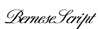 BerneseScript Font Image