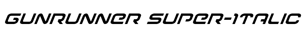 Gunrunner Super-Italic