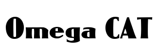 Omega CAT Font Image