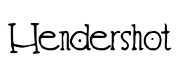 Hendershot Font Image