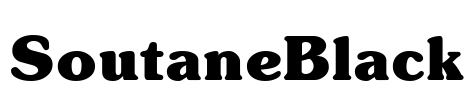 SoutaneBlack Font Image