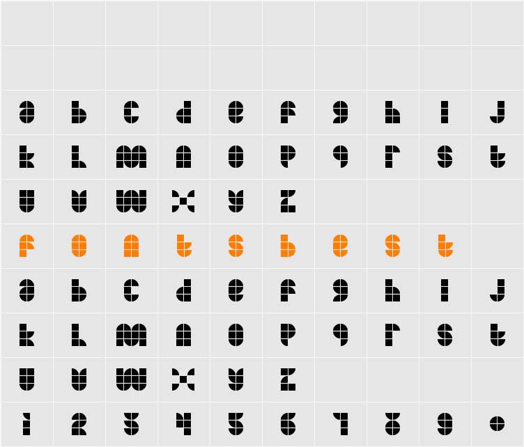 MKF Tiler Character Map