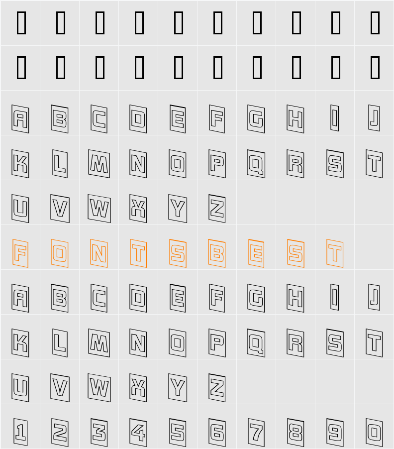 a_ConceptoTtlCmOtlDnNr Character Map