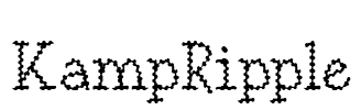 KampRipple Font Image