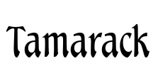 Tamarack Font Image