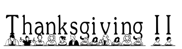 Thanksgiving II Font Image