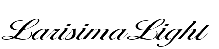 LarisimaLight Font Image