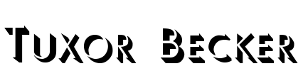 Tuxor Becker Font Image