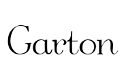 Garton Font Image