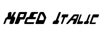 XPED Italic