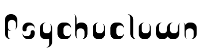 Psychoclown Font Image