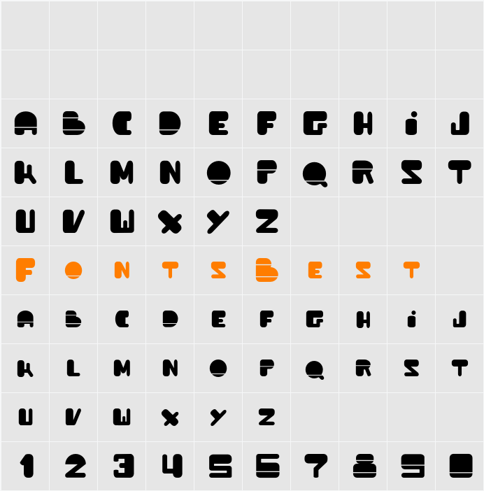 Powda Character Map