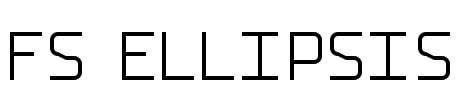 FS Ellipsis Font Image