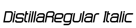 DistillaRegular Italic