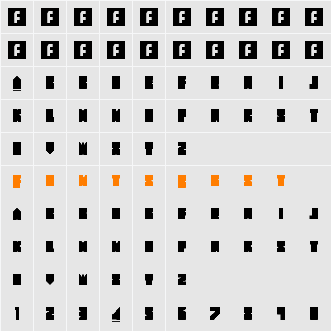 New wave 2009 Character Map