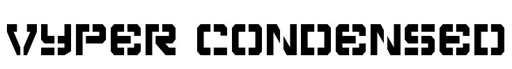 Vyper Condensed Font Image