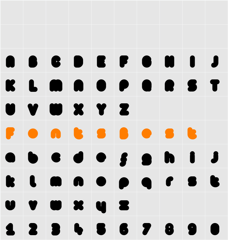 [z] Arista ExtraFilled Character Map