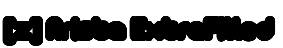 [z] Arista ExtraFilled Font Image