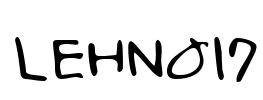 LEHN017 Font Image