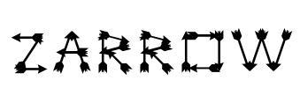 Zarrow Font Image