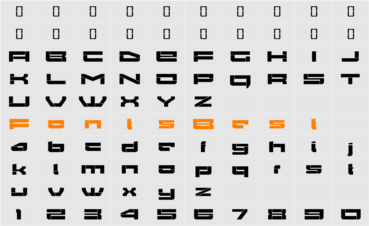 Gendouki Character Map