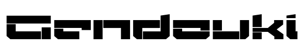 Gendouki Font Image