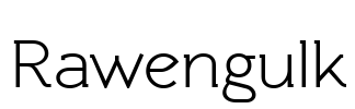 Rawengulk Font Image