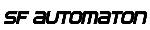 SF Automaton Font Image