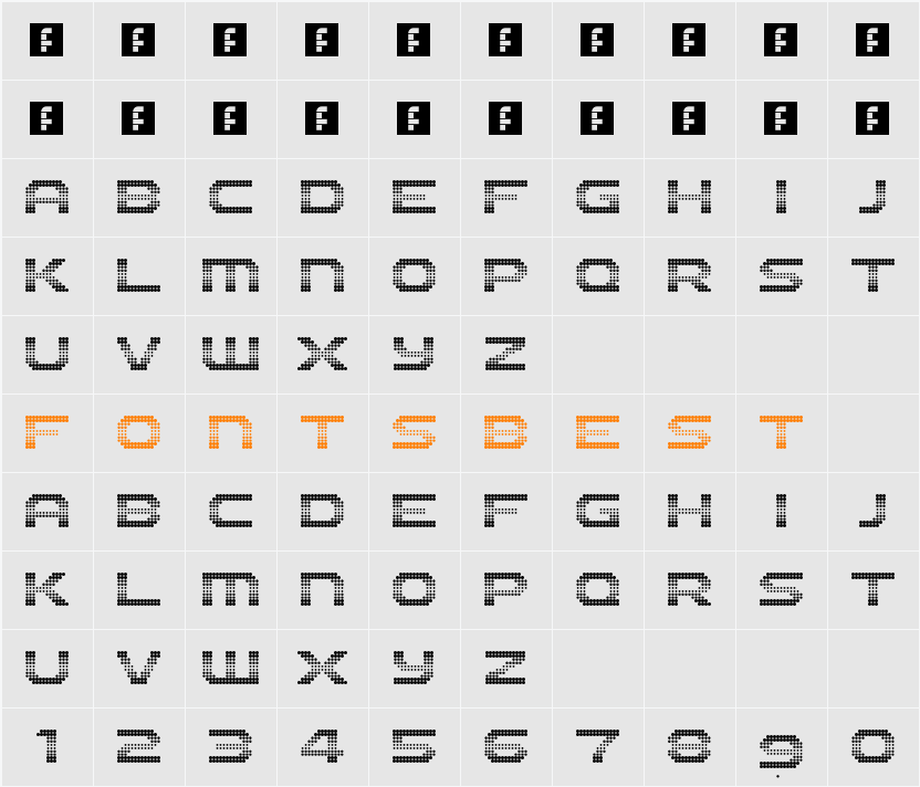 The 2K12 Character Map