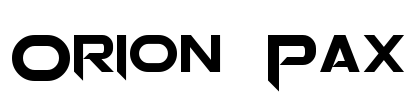 Orion Pax Font Image