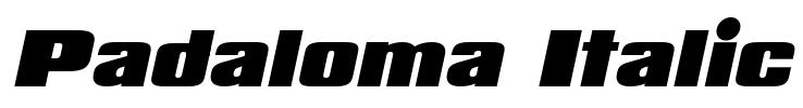 Padaloma Italic