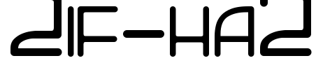 Zif-ha2 Font Image