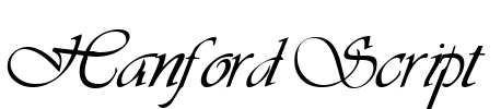 Hanford Script Font Image
