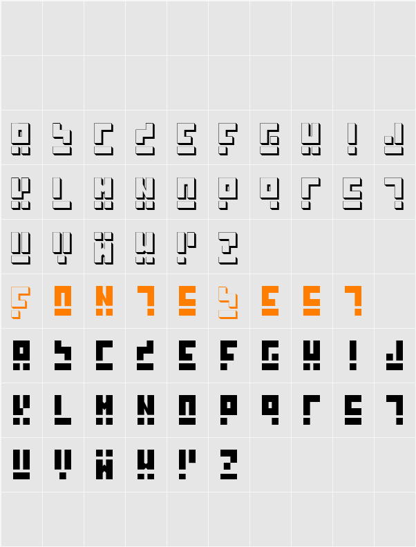 Oh Jay Character Map