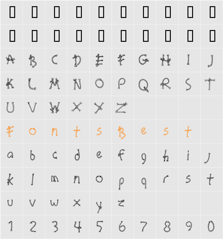 Bound AOE Character Map