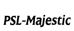 PSL-Majestic Font Image