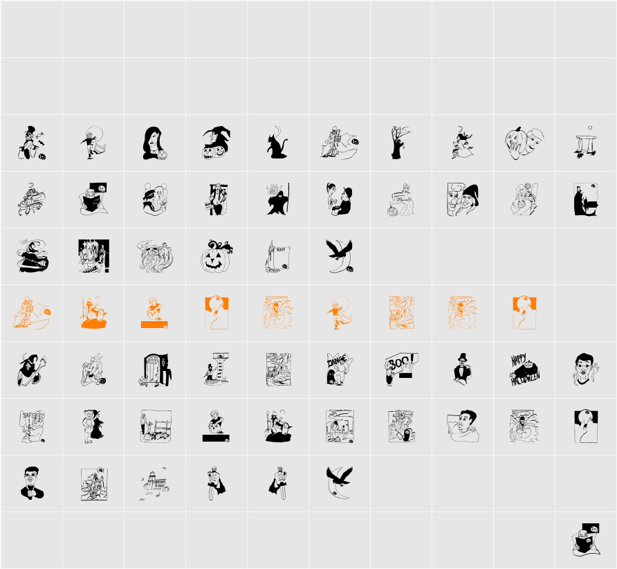 Pumpkins2006 Character Map